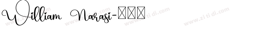 William Narasi字体转换